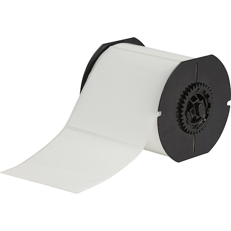 Brady B33 Series Weather Resistant Outdoor Polyester Labels 4 in H x 4 in W WT 400/RL B33-161-8591-WT